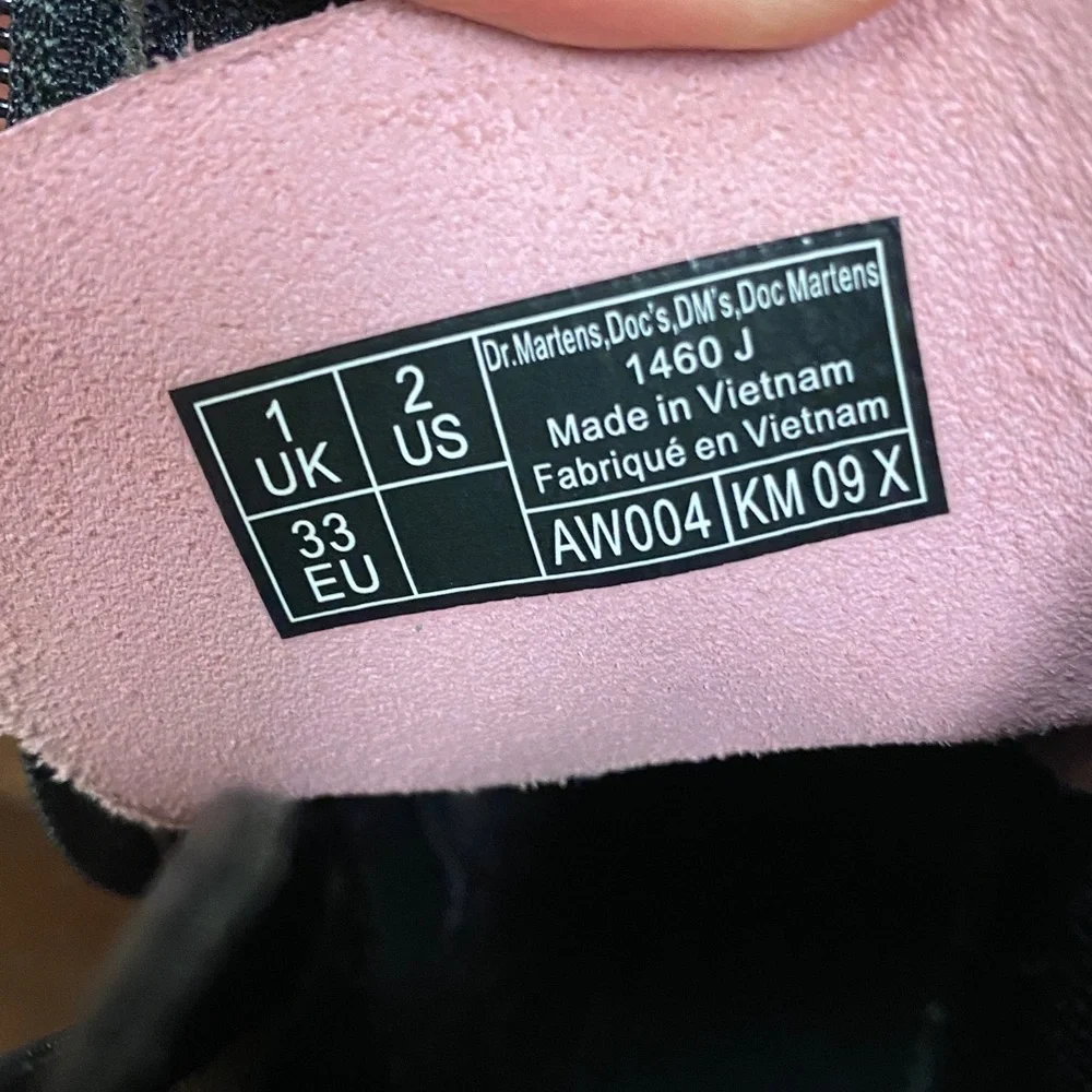 Dr. Martens 1460 8-Eye Patent Boot - Toddler - Pale Pink